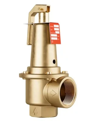 DUCO ventil pojistný 6/4“×2“, 3bar, 949kW, membránový, závitový, topení, mosaz Betrouwbaar